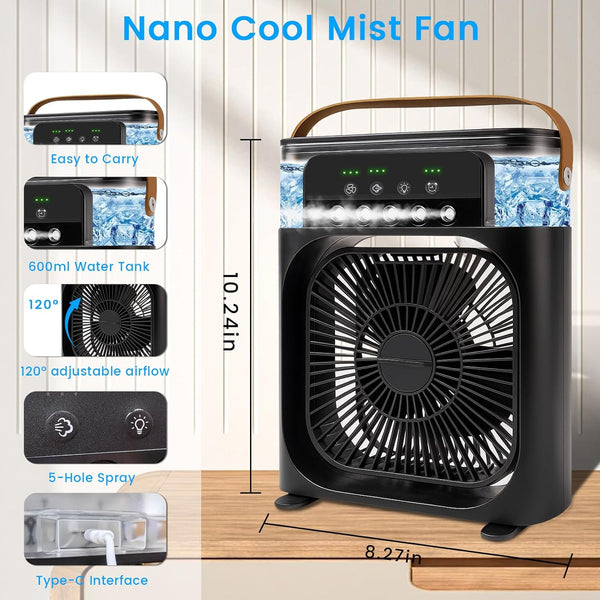 Ventilator Portabil Răcoritor
