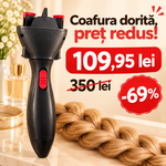 Aparat Electric pentru Împletit Părul cu Rotire 360° și Trepte Reglabile